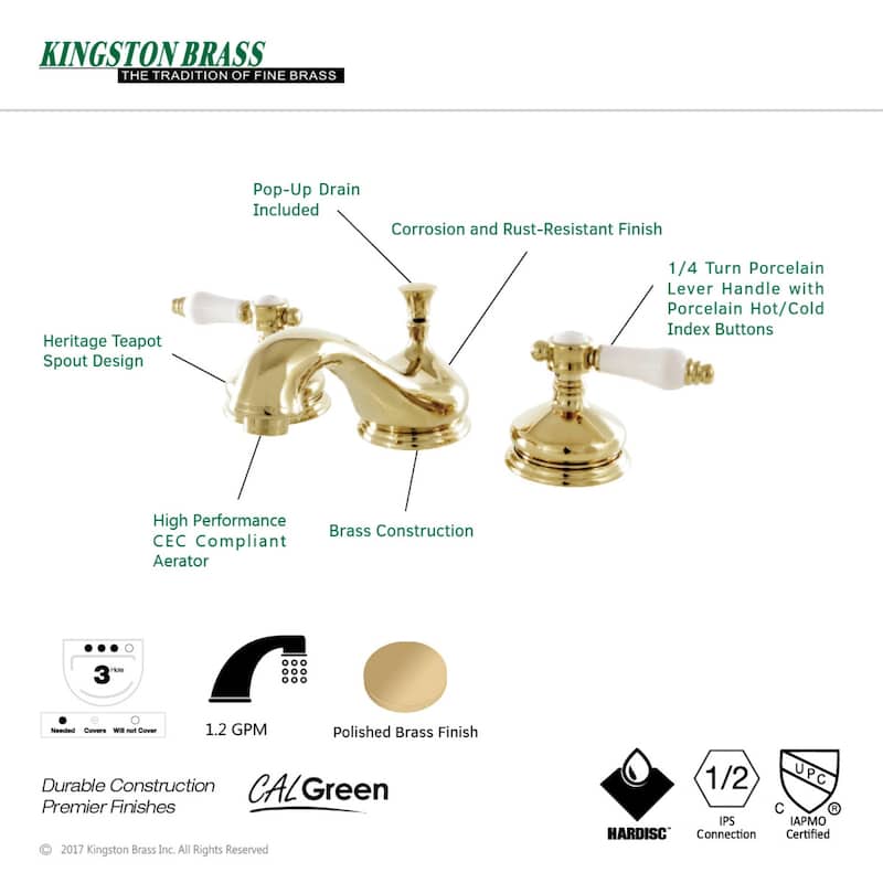 Kingston Brass Bel-Air Widespread Bathroom Faucet