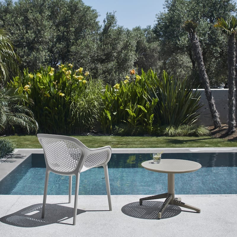 Omax Decor Atra Patio Dining Side Chair (Set of 2) - N/A
