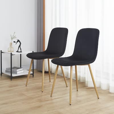 Set of 4 Fabric Dining Chair Dining Table Chair Living Room Side Chair