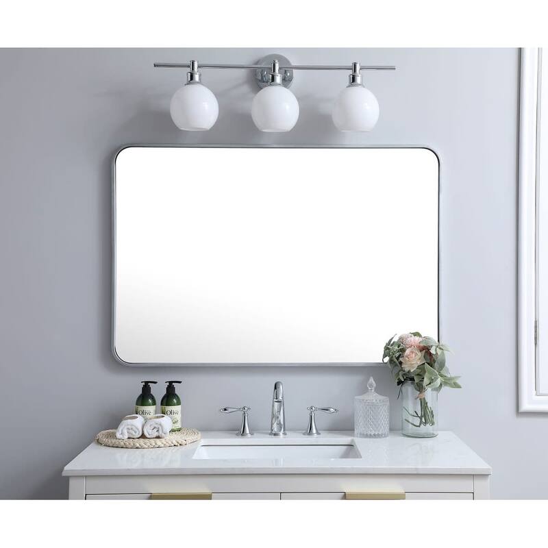 Elegant Lighting MR802740 Evermore 40" W x 27" H Contemporary