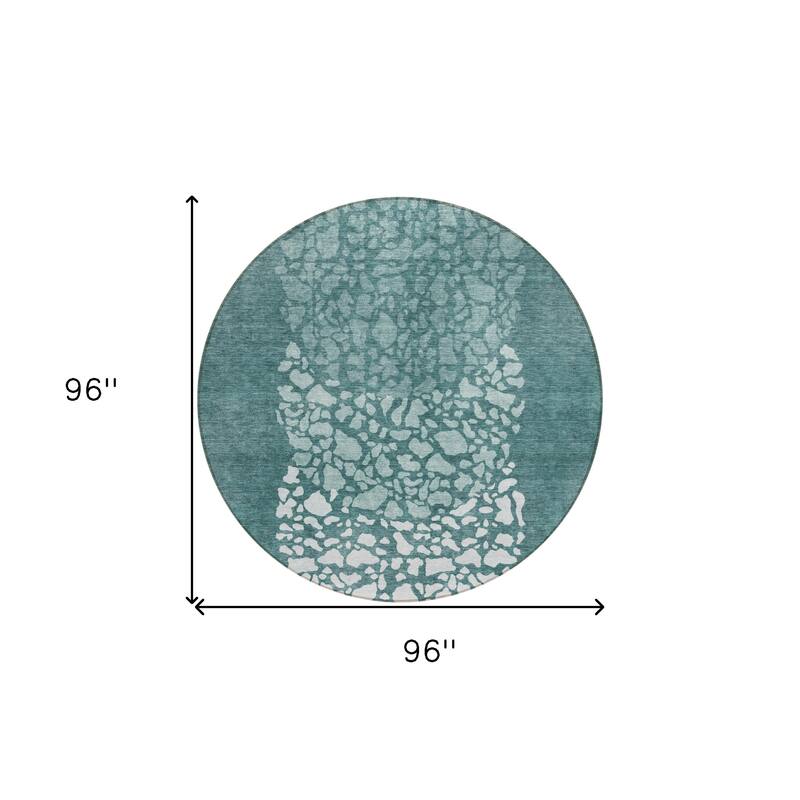 HomeRoots Abstract Transitional Rectangle Outdoor Rug