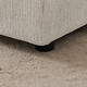 preview thumbnail 5 of 12, Oversized Pet Sofa, Elegant Modern Linen Fabric Elevated Dog Sofa Bed, Oversized Rectangular Pet Bed with Backrest & Armrest