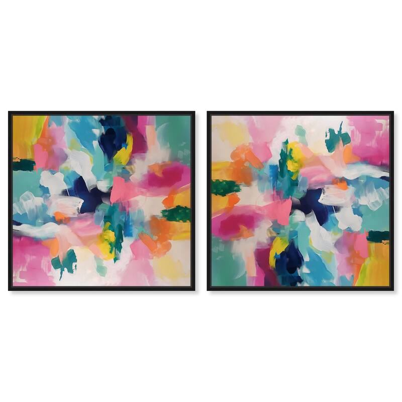 Oneiric Circles IV Canvas by Art Remedy - 36" x 54" - White