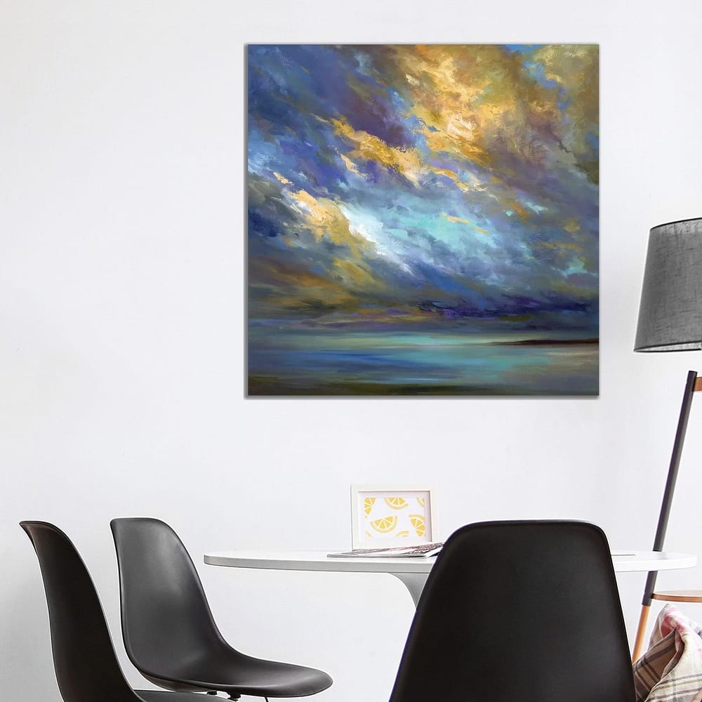 iCanvas "Coastal Clouds " by Sheila Finch Canvas Print