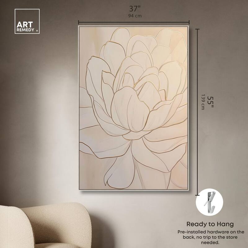 Sculpted Shards I Canvas by Art Remedy