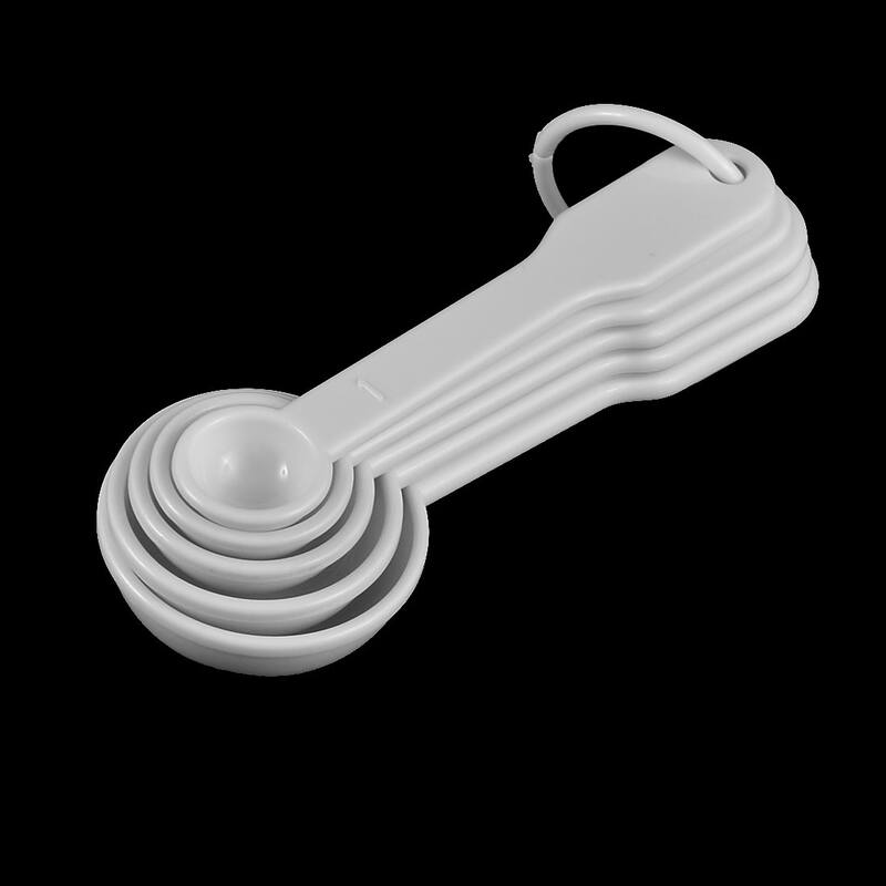 Restaurant Family Kitchenware Plastic Salt Sugar Measuring Spoons Set - 1g,2.5g,5g,10g,15g