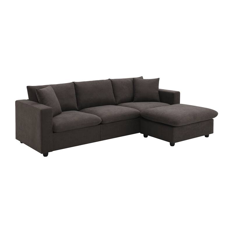 Modern Sectional Sofa L-shaped Couch Set