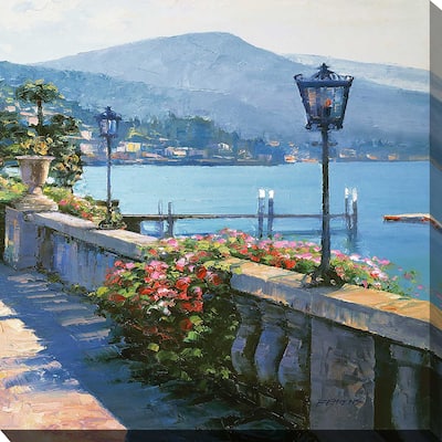 "Bellagio Promenade" by Howard Behrens II Print on Canvas
