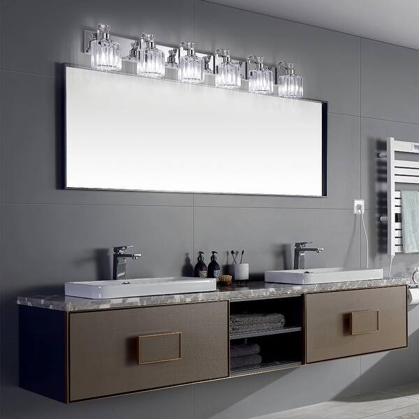 3 Light Chrome Bathroom Vanity Lighting You'll Love 3 Light Chrome Bathroom Vanity Lighting You'll Love