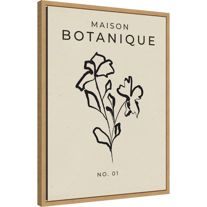 Botanical Sketch by Treechild (18 x 24 in.), Framed Canvas Wall Art Print