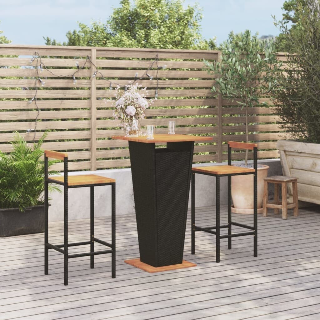 Small patio bar set best sale