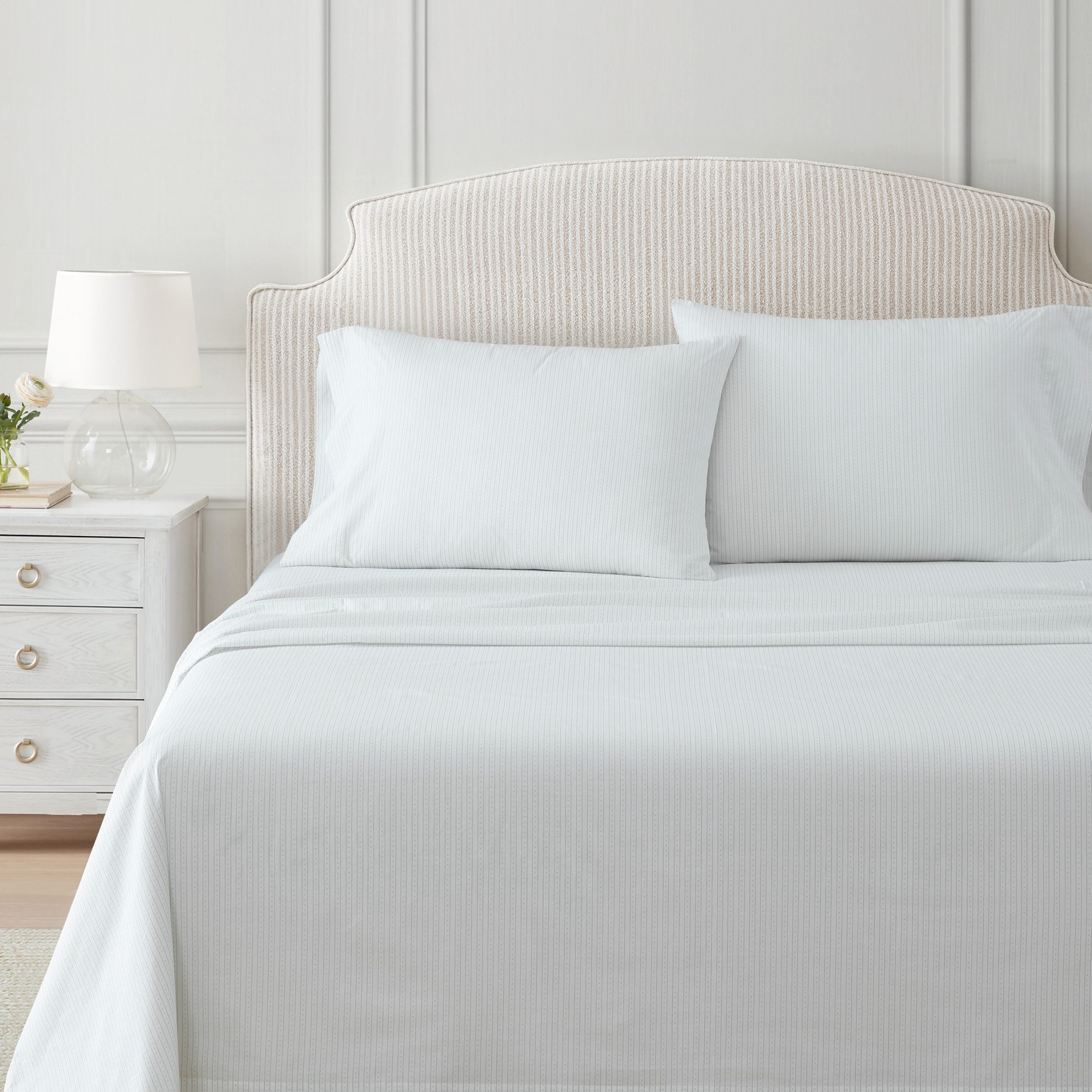 Martha Stewart Printed Cotton Percale Sheet Set