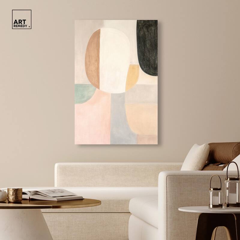 Soft Cubism I Canvas by Art Remedy, Gallery Wrapped