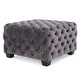 preview thumbnail 51 of 54, Jaymee Modern Glam Button Tufted Velvet Ottoman by Christopher Knight Home