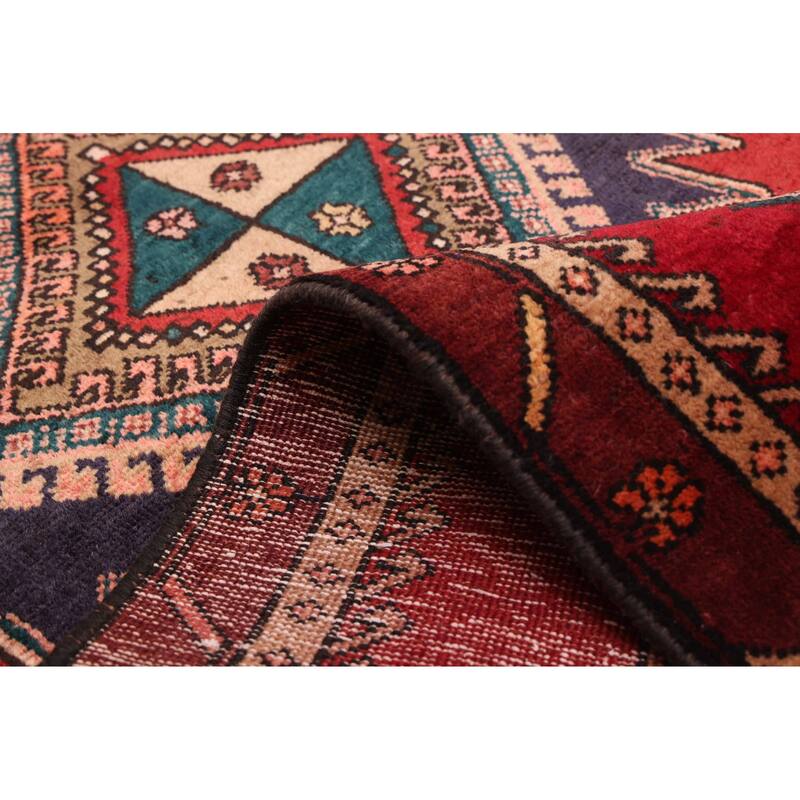 ECARPETGALLERY Hand-knotted Konya Anatolian Red Wool Rug - 3'6 x 9'7