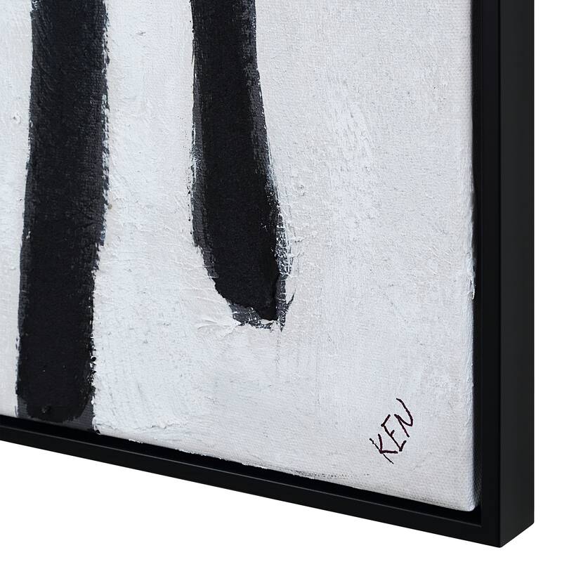Senso 48" H x 36" W Canvas Art, Blue