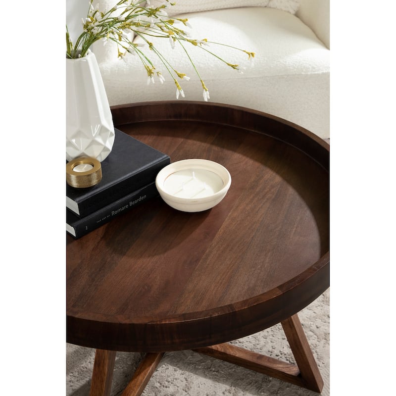 Kate and Laurel Avery 30-inch Round Coffee Table - 30" Diameter