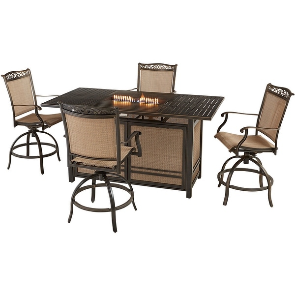 Hanover fire pit hot sale table