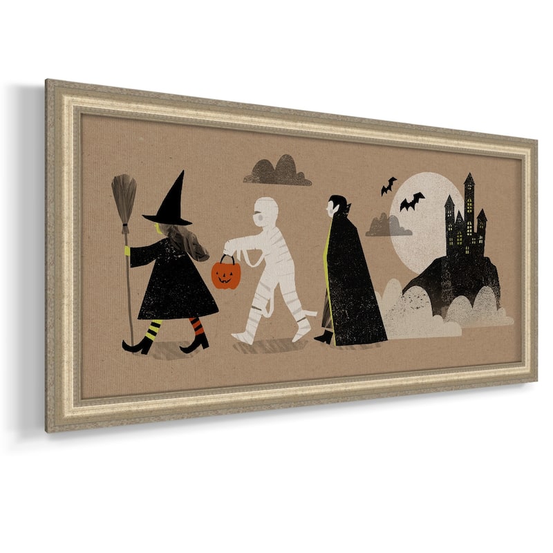Graphic Halloween Collection D Premium Framed Canvas- Ready to Hang