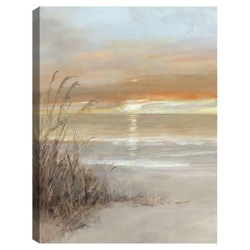Malibu Sunset by Sally Swatland Canvas Art Print
