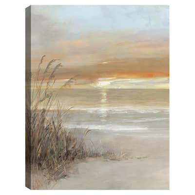 Malibu Sunset by Sally Swatland Canvas Art Print