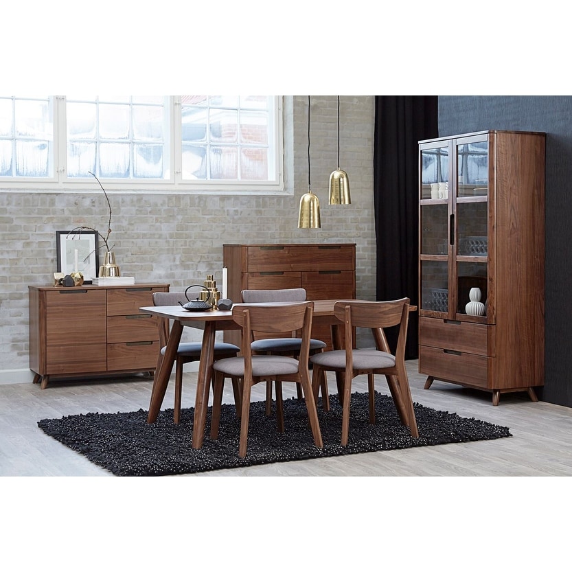 Kirkwood American Walnut Mid Century 60-inch Dining Table ...