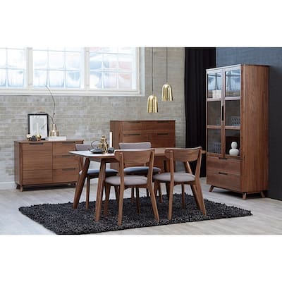 Kirkwood American Walnut Mid Century 60-inch Dining Table