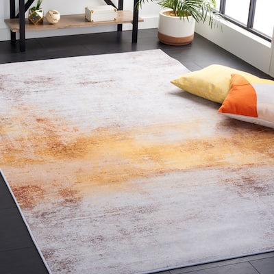 SAFAVIEH Tacoma Machine Washable Slip Resistant Rosalia Modern Abstract