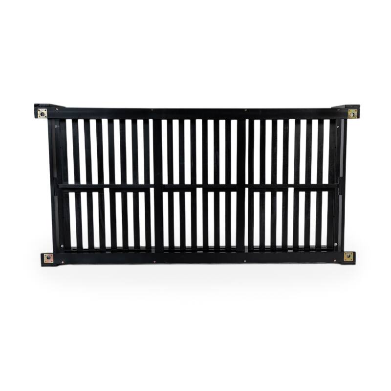 Patio Wooden Twin Size Porch Swing Daybed with 4 Hanging Ropes