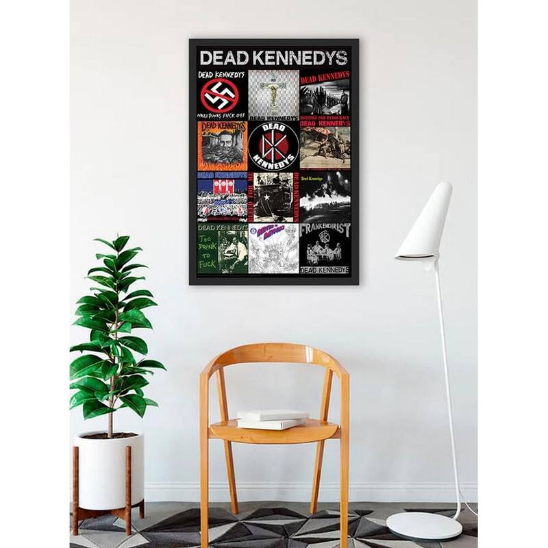 Dead Kennedy's Collage Framed Poster - 24 x 36 Inch