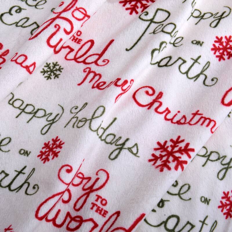 Christmas Holiday Gift Pillow Shells 4 pc Set, NO INSERT