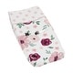 preview thumbnail 1 of 4, Burgundy and Pink Watercolor Floral Girl Changing Pad Cover - Blush Maroon Wine Rose Green White Shabby Chic Flower Farmhouse