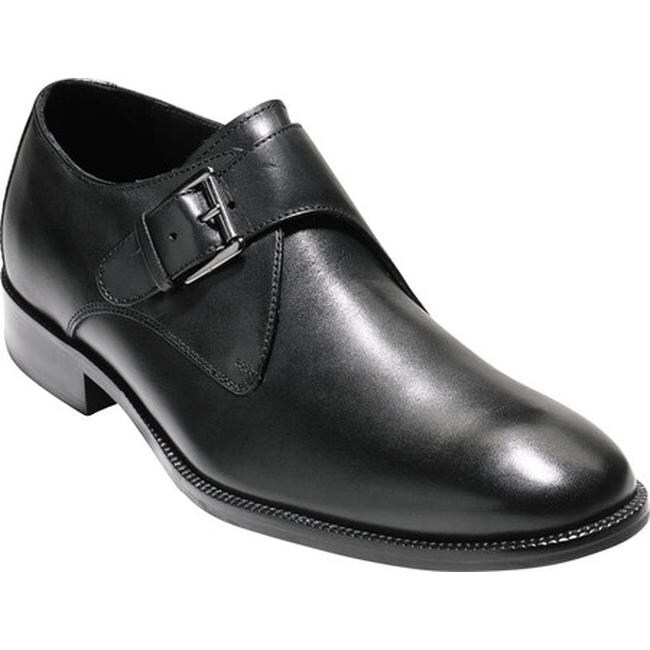 cole haan monk strap black