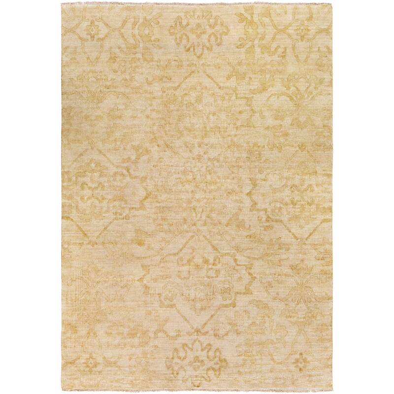 Hand-Knotted Keswick Floral New Zealand Wool Area Rug