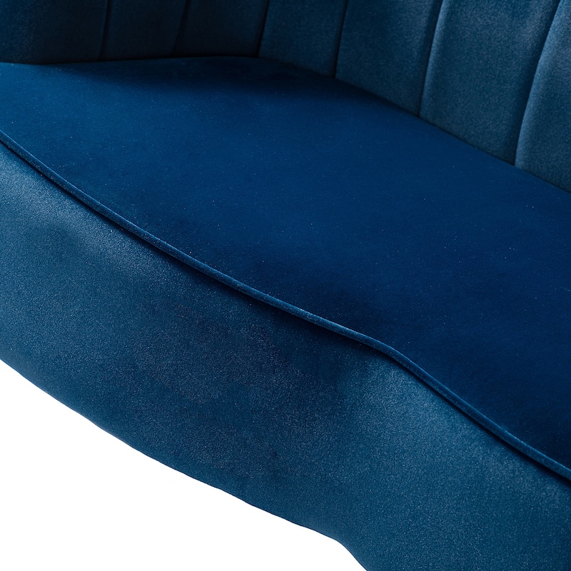 Xabier 52''Loveseat with Flower Shaped Back Design