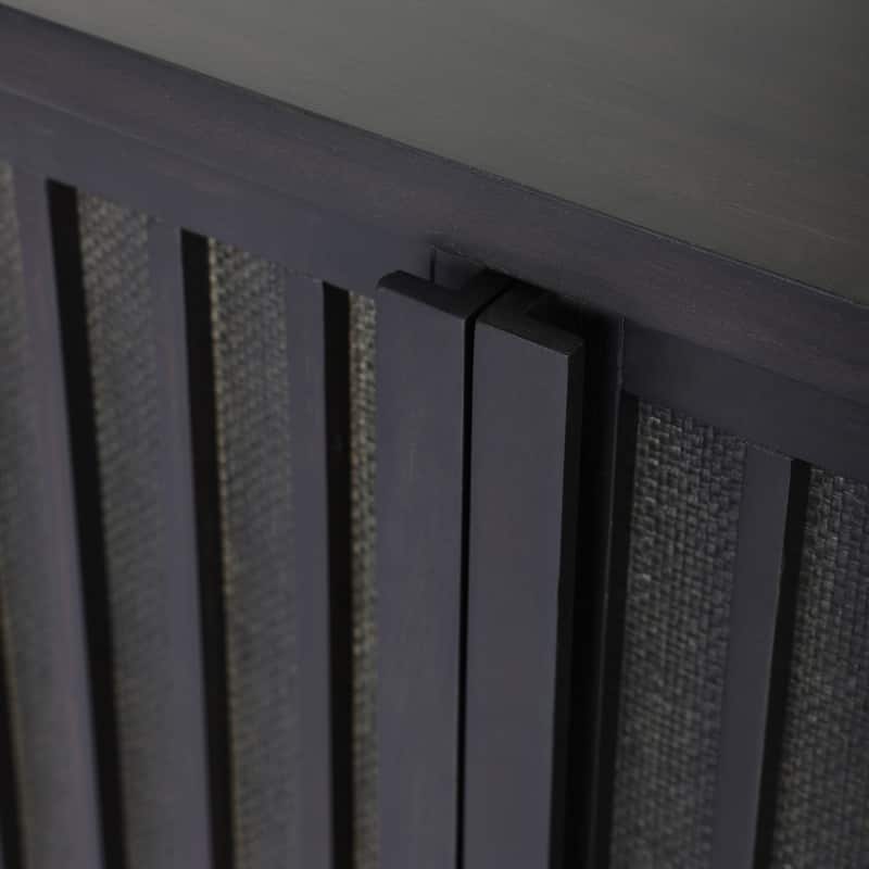 Wyatt Media Console-Black Mahogany