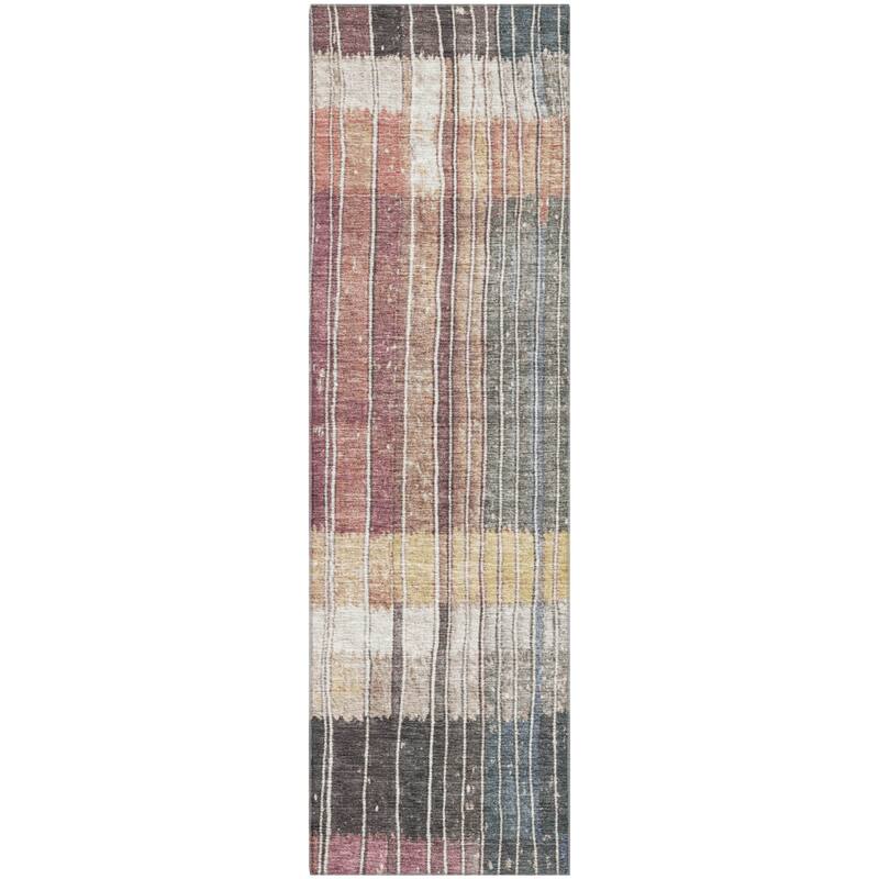 Premium Washable Super Soft Global Stripes Mayfield Rug