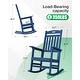 preview thumbnail 109 of 134, WINSOON All Weather HIPS Outdoor Rocking Chair, Set of 2