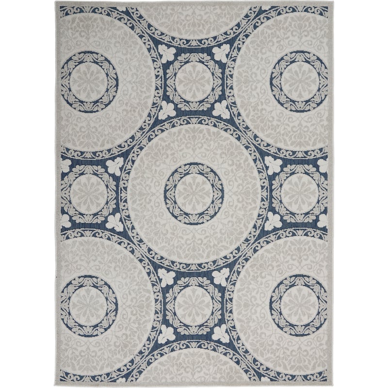 Nourison Calobra Boho Medallion Indoor Outdoor Area Rug