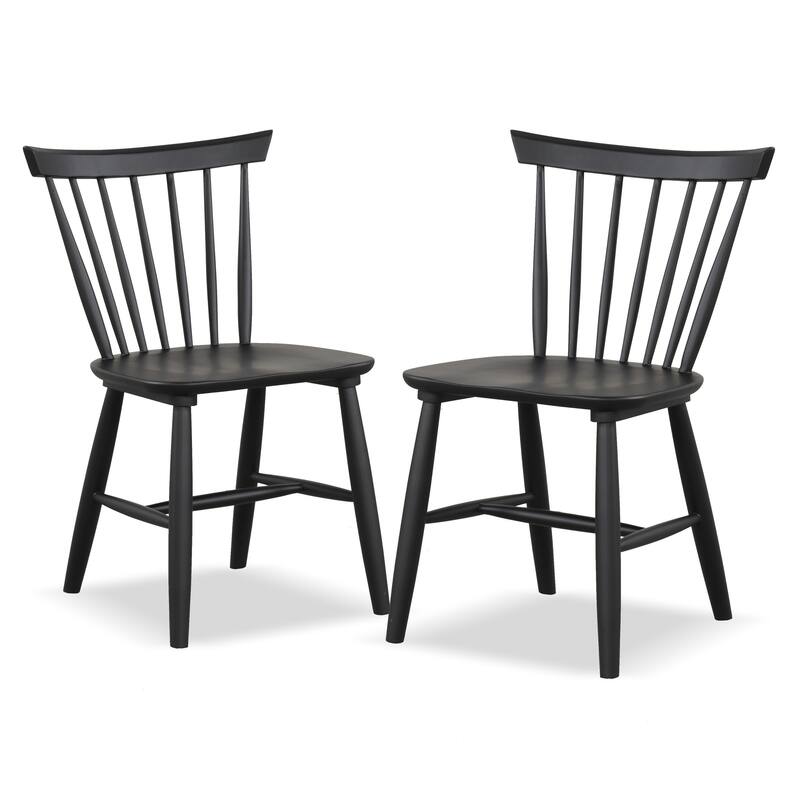 Furniture of America Zailen Mid-Century Modern 5-Piece Solid Wood Dining Set