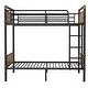 preview thumbnail 12 of 12, Twin XL Bunk Bed, Convertible, 15.9" Rails