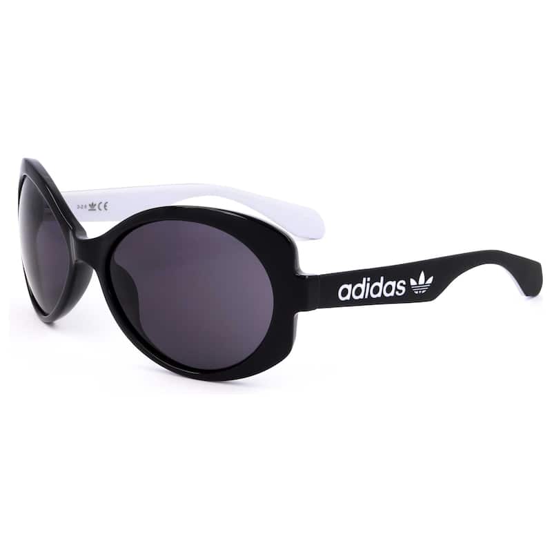 Adidas Original Woman 56mm Shiny Black Sunglasses OR0020-01A-56