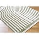 preview thumbnail 18 of 28, Livabliss Scandinavian Fossay Shag Stripe Washable Area Rug