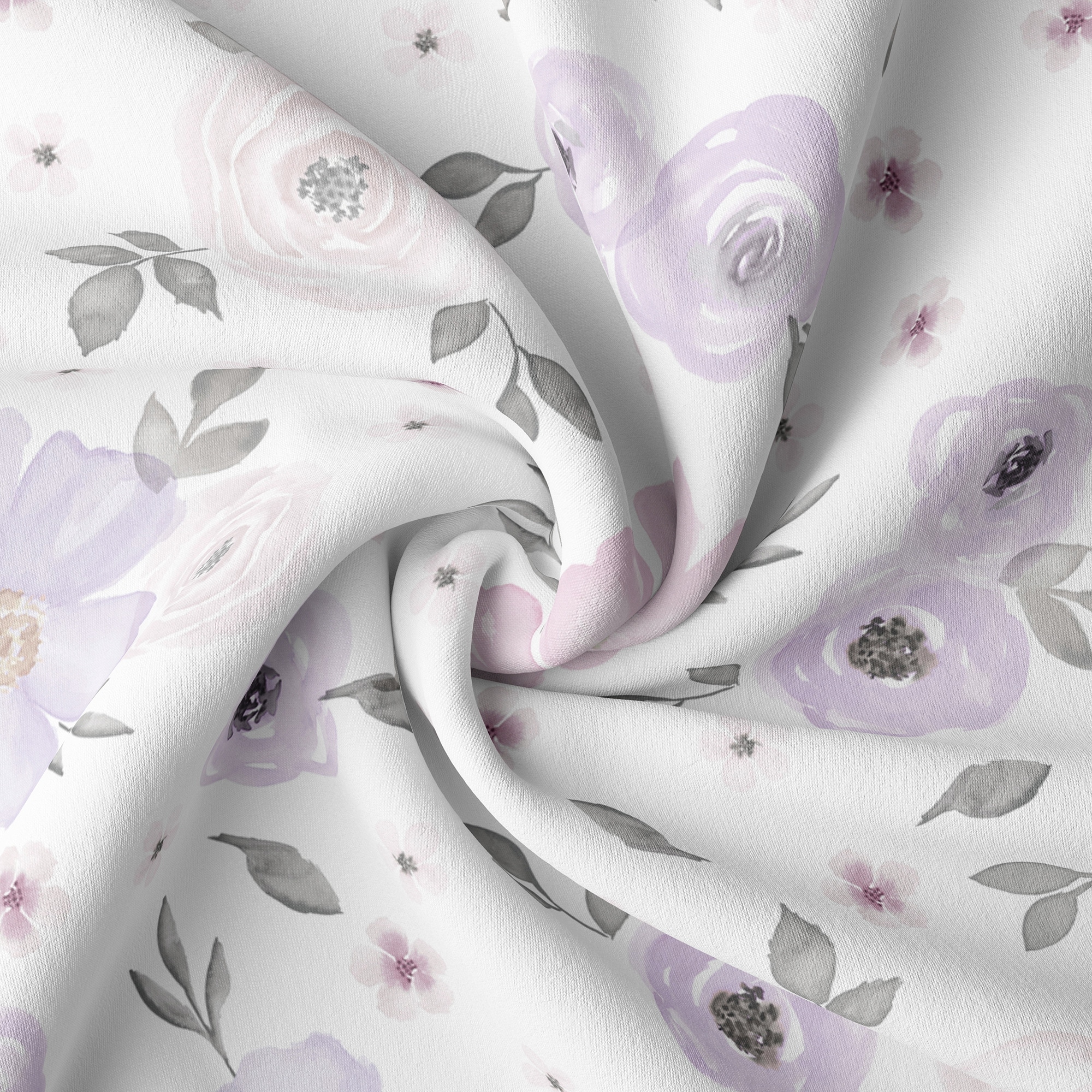 Sweet jojo watercolor floral lavender top