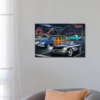 iCanvas "Cyclone Racer" by Helen Flint Canvas Print