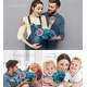 preview thumbnail 3 of 3, DolliBu Happy Mother’s Day Super Soft Plush Blue Tie-Dye Stingray - 20 inches