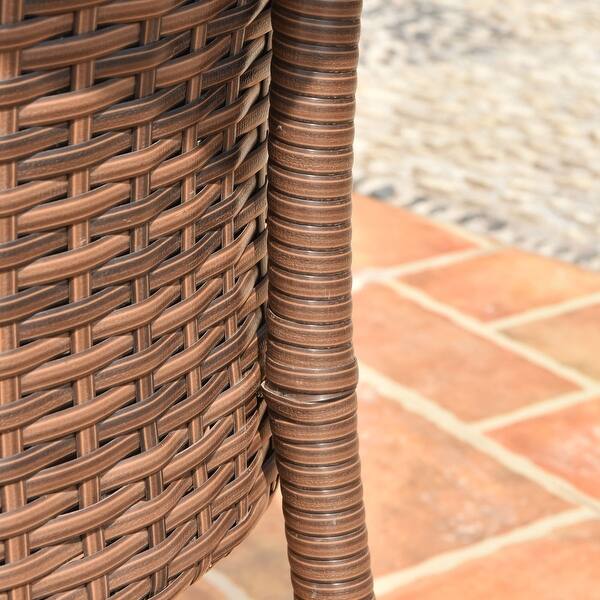 Shop Black Friday Deals On Costway 32 Cooler Table Outdoor Patio Rattan Ice Cool Bar Party Deck Pool Bucket As Pic Overstock 16745893