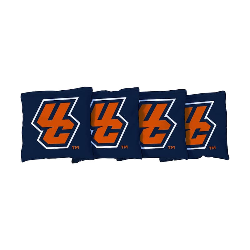 Utica College UC Pioneers Navy Cornhole Bags - All-Weather Resin Filled