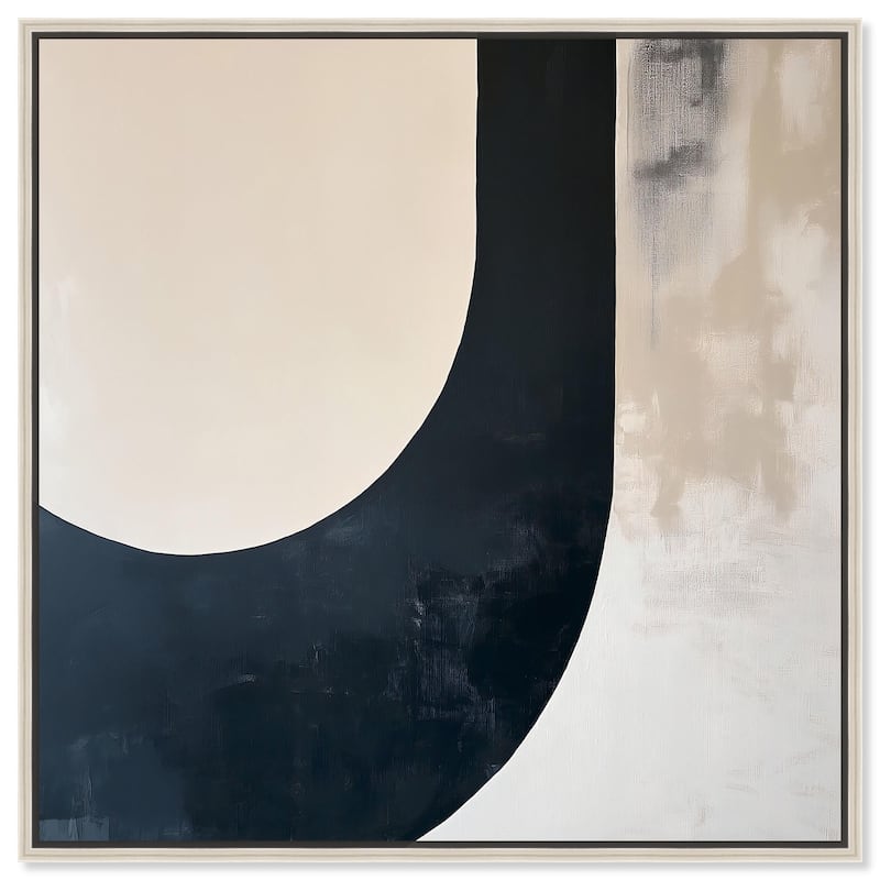 Usoa Variation Canvas by Art Remedy - 30" x 30" - Silver