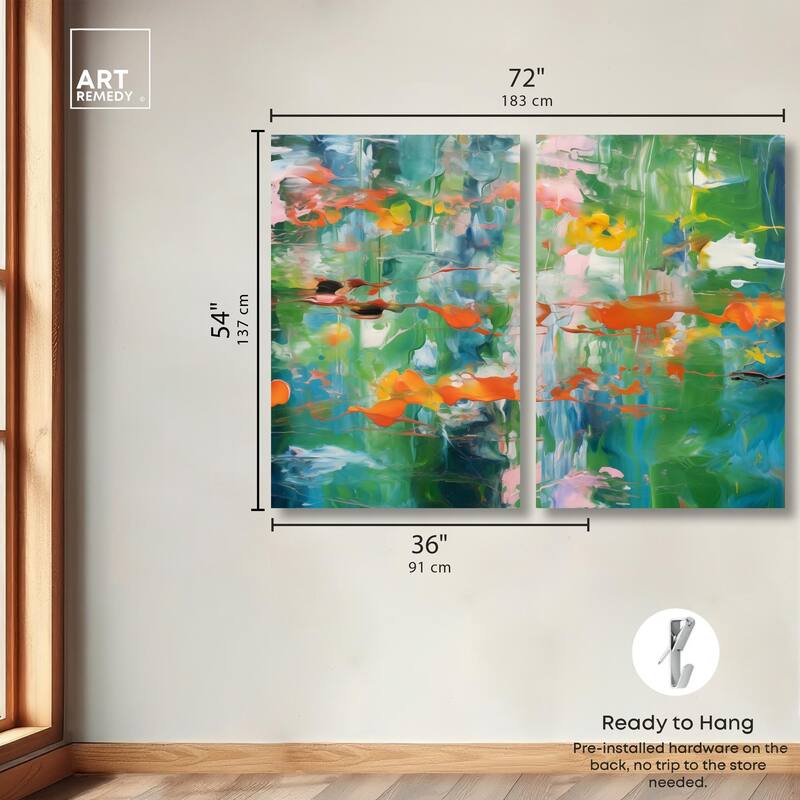 Jungle Serenade Canvas Set of 2 by Art Remedy, Gallery Wrapped